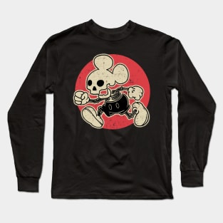 Rat Skeleton Long Sleeve T-Shirt